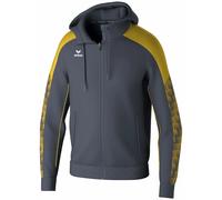erima Chaqueta de entrenamiento con capucha EVO STAR (1032405) Hombre, slate grey/amarillo, 3XL
