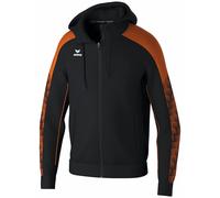erima Chaqueta de entrenamiento con capucha EVO STAR (1032410) Hombre, negro/naranja, XL