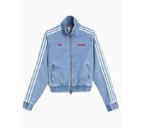 Chaqueta de chandal con logo Slim Desmontable adidas Originals x Coca-Cola Firebird Denim para mujer Azul XS