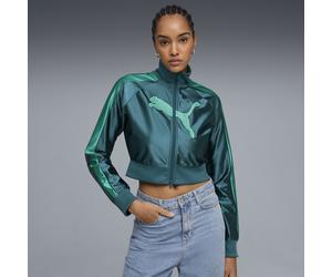 Chaqueta de chándal corta FUTURE.PUMA.ARCHIVE T7 para mujer, Ropa, Verde, S