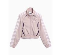 Chaqueta de chandal Crop adidas Performance Adilenium Teamgeist para mujer Rosa M
