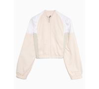 Chaqueta de chandal Crop Repelente al agua Nike Sportswear para mujer Beige L