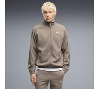 Chaqueta de chándal holgada PUMA Class Full-Zip para hombre, Ropa, Beige, XXL