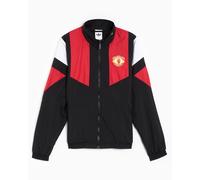 Chaqueta de chandal Relaxed adidas Originals Manchester United FC EQT para hombre Negro M