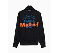 Chaqueta de chandal Relaxed adidas Originals x Bad Bunny DtMF Tour Merch "Madrid" Firebird para hombre Negro XS