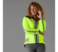 CHAQUETA DE CICLISMO INVIERNO MUJER REVERSIBLE ELOPS 500 ALTA VISIBILIDAD EN1150 XS