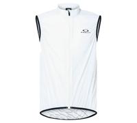Chaqueta de ciclismo sin mangas Oakley ENDURANCE PKBL WIND VEST (Blanco)