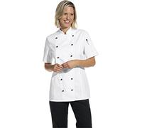 Chaqueta de cocina señora (44, blanco)