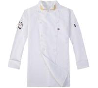 Chaqueta de cocinero personalizada para hombre, chaqueta de panadero, chaqueta de cocina, camisa de cocinero, camisa de cocina, restaurante, hotel, cafetería, chef disfraz, transpirable, uniforme de