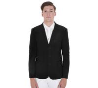 CHAQUETA DE COMPETENCIA PERFORADA DE TRES BOTONES PARA HOMBRE