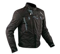 Chaqueta de Cordura Tela Moto extraíble Termica impermeable Sport Touring Negro