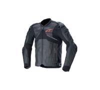 Alpinestars Atem V5 Chaqueta de cuero de moto perforada, negro, Talla 52