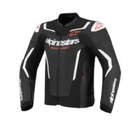 Chaqueta de cuero Alpinestars GP Force V2 AirFlow - negro/blanco