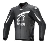 Chaqueta de cuero Alpinestars GP Plus R V4 Airflow negro/blanco