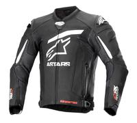 Chaqueta de cuero Alpinestars GP Plus R V4 Rideknit - negro/blanco