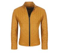 Chaqueta de Cuero - Aramis Hombre Napa Entretiempo Guateada