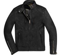 Chaqueta de cuero de motocicleta Merlin Mia para mujer, negra, XS