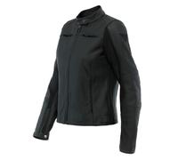 Chaqueta de cuero negra Dainese Razon 2 Lady