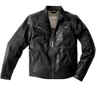 Chaqueta De Cuero Para Moto SPIDI Garage Hombre Negra