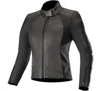Chaqueta De Cuero Para Mujeres Alpinestars Vika V2 12 Negra