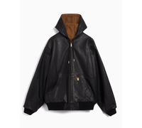 Chaqueta de cuero Relaxed Reversible Carhartt WIP 50th Anniversary Edition OG Active para hombre Negro,Marrón XL