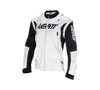 Leatt 4.5 Lite Chaqueta impermeable de motocross, negro-gris-rojo, tamaño S