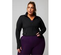 Chaqueta de entrenamiento corta Perfect Storm Fabletics Negro Womens 3X plus