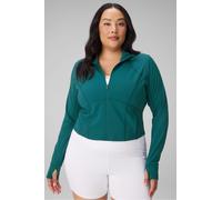 Chaqueta de entrenamiento corta Perfect Storm Fabletics Verde Womens 3X plus