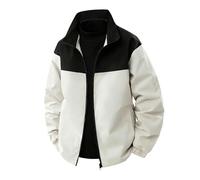 Chaqueta de entretiempo ligera para hombre, chaqueta de softshell, chaqueta de bombero, chaqueta de entrenamiento resistente, chaqueta de otoño e invierno, chaqueta vintage para correr, con cremallera