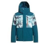 Chaqueta de esquí de invierno para niños Quiksilver Mission turquesa 140