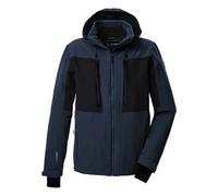 killtec Hombre Chaqueta de esquí/chaqueta funcional con capucha con cremallera y protección contra la nieve KSW 47 MN SKI JCKT, dunkelblau, L, 43436-000