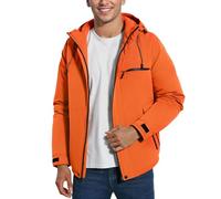 Chaqueta de esquí para hombre de entretiempo con forro polar Softshell a | Chaleco de alta visibilidad para moto, chaleco de adiestramiento para perros, chaqueta para correr, de invierno