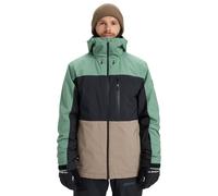 Quiksilver Sycamore Block - Chaqueta de Nieve (20 K, Talla XL), Color Verde