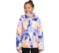 Chaqueta de esquí Roxy Jetty Girl rosa y azul con capucha 128