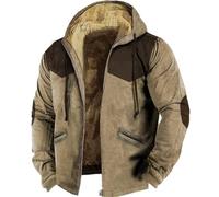 Chaqueta de forro polar Carhartt para hombre, chaqueta de invierno, chaqueta de entretiempo, chaqueta cargo ligera con bolsillos, chaqueta gruesa a prueba de viento, chaqueta térmica cálida para