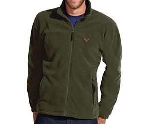 Chaqueta de forro polar: Ciervo - Regalo para cazador - Chaqueta para cazadora - Ropa de caza - Cazadoras hombre - Caza - Trabajo - Bosque - Animal - Fleece Jacket Outdoor - Hunter (XL)