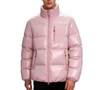 Chaqueta de forro polar con cremallera completa para hombre, cuello alto | Chaquetas de invierno clásicas de color liso para hombre, suaves, cálidas, cómodas, informales, térmicas