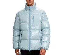 Chaqueta de forro polar con cremallera completa para hombre, cuello alto | Chaquetas de invierno clásicas de color liso para hombre, suaves, cálidas, cómodas, informales, térmicas