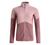 Chaqueta de forro polar Ortovox FLEECE LIGHT GRID JACKET W (dawn rose) Mujer