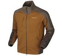Chaqueta de forro polar para hombre Dukila Magni con membrana HSP resistente al viento en naranja y verde, chaqueta elástica impermeable para cazadores y guía de perros, talla: 4XL, color: naranja