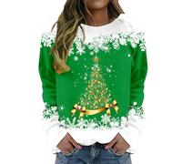 Chaqueta de forro polar para mujer, delgada, ligera, sin capucha, chaqueta de entrenamiento para mujer, color blanco, rojo, festival, parte superior, cuello redondo, chaqueta de ocio, suéter navideño