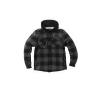 Chaqueta de Franela West Coast Choppers Hell Bent Negro carbón4XL Negro carbón