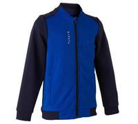 Chaqueta de Fútbol Con Cremallera Kipsta T100 niños azul 103-112cm 4-5A