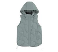 Chaqueta de gato para hombre Down Cotton Waistcoat para mujer, otoño y invierno, Shoulders Stand Up Collar Short Of Jacket Hundred Cotton Vest Coat chaleco con capucha para hombre, verde, 4XL