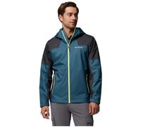 Columbia Inner Limits 3 - Chaqueta impermeable para hombre, color azul verdoso, tiburón, talla L