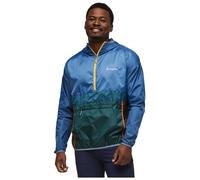 Chaqueta de hombre Cotopaxi Teca Half-Zip Windbreaker Talla: XL / Color: azul/verde