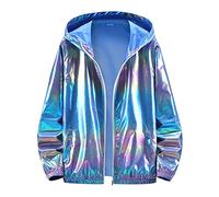 Chaqueta de hombre Protección Solar Capucha Cardigan Elegante Casual Deportiva Delgada Transpirable Senderismo Carga Moderno Chaleco Business Simple con Bolsillos Brillantes Difuminados Streetwear, B