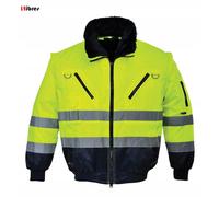 Chaqueta de invierno aislante Pilot 3 en 1 de advertencia hasta la cintura...