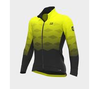 Chaqueta De Invierno Ciclismo ALE' PR-R MAGNITUDE Negro-Amarillo Flúor