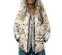 Chaqueta de invierno corta con pelo para mujer, talla grande, para invierno, manga larga, chaqueta abotonada, ligera, acolchada, chalecos para mujer con, verde, 4XL